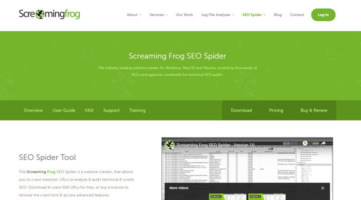 desktop software screaming frog