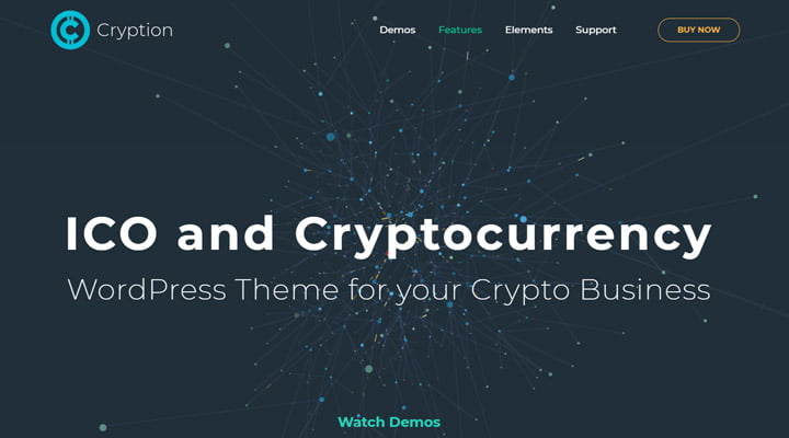 WordPress Theme for Cryptocurrency Projects
