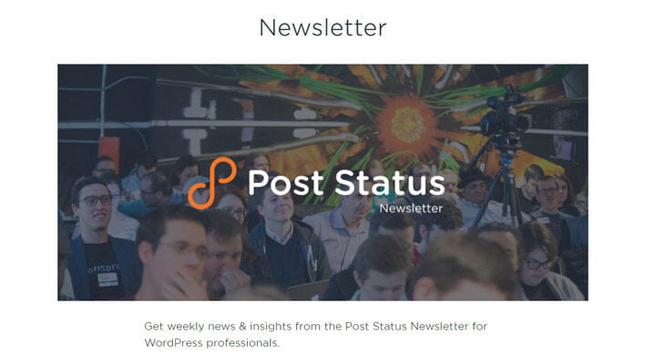post status newsletter