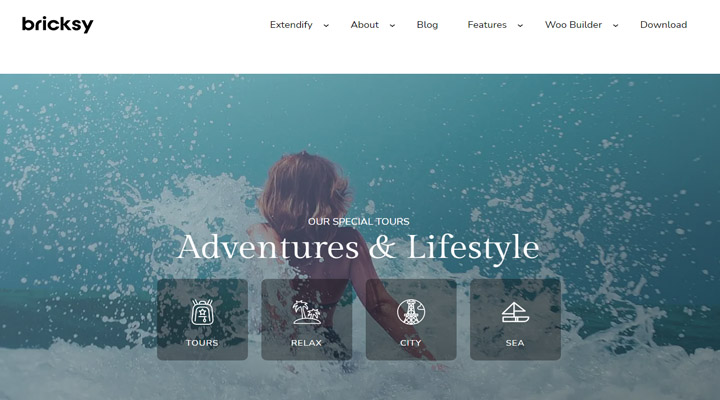 Bricsky WordPress block theme